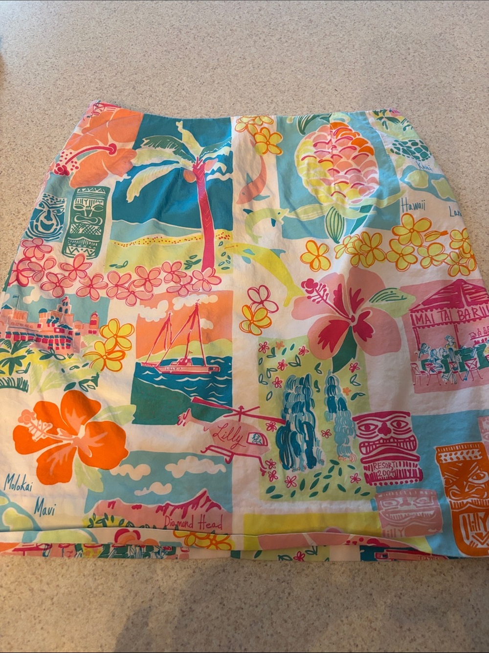 Lilly Pulitzer Bright Tropical Print Skirts - Pink & Multi size 4 - Picture 3 of 9